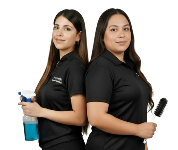 Helping Hands commercial cleaning team posing together